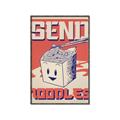 Picture of Send Noodles _GroupedProduct_Rectangle_Portrait_Canvas_Framed_