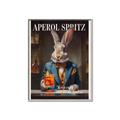 Picture of The Dapper Bunny _GroupedProduct_Rectangle_Portrait_Canvas_Framed_