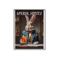 Picture of The Dapper Bunny _GroupedProduct_Rectangle_Portrait_Canvas_Framed_