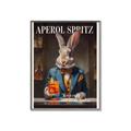 Picture of The Dapper Bunny _GroupedProduct_Rectangle_Portrait_Canvas_Framed_