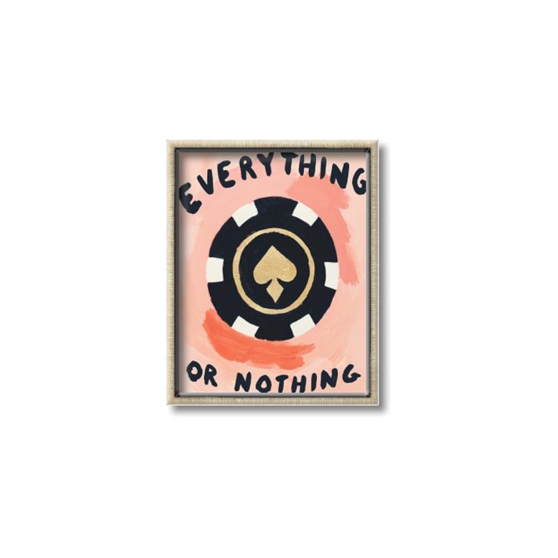 Picture of Everything or Nothing _GroupedProduct_Rectangle_Portrait_Canvas_Framed_