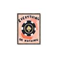 Picture of Everything or Nothing _GroupedProduct_Rectangle_Portrait_Canvas_Framed_