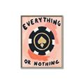 Picture of Everything or Nothing _GroupedProduct_Rectangle_Portrait_Canvas_Framed_