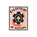 Picture of Everything or Nothing _GroupedProduct_Rectangle_Portrait_Canvas_Framed_