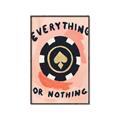 Picture of Everything or Nothing _GroupedProduct_Rectangle_Portrait_Canvas_Framed_