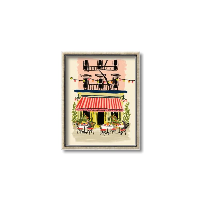 Picture of French Café _GroupedProduct_Rectangle_Portrait_Canvas_Framed_
