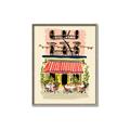 Picture of French Café _GroupedProduct_Rectangle_Portrait_Canvas_Framed_
