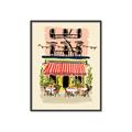 Picture of French Café _GroupedProduct_Rectangle_Portrait_Canvas_Framed_