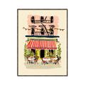 Picture of French Café _GroupedProduct_Rectangle_Portrait_Canvas_Framed_