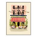 Picture of French Café _GroupedProduct_Rectangle_Portrait_Canvas_Framed_