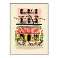Picture of French Café _GroupedProduct_Rectangle_Portrait_Canvas_Framed_