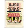 Picture of French Café _GroupedProduct_Rectangle_Portrait_Canvas_Framed_