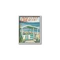 Picture of La Spiaggia Bar _GroupedProduct_Rectangle_Portrait_Canvas_Framed_