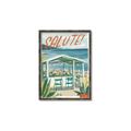 Picture of La Spiaggia Bar _GroupedProduct_Rectangle_Portrait_Canvas_Framed_