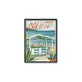 Picture of La Spiaggia Bar _GroupedProduct_Rectangle_Portrait_Canvas_Framed_