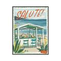Picture of La Spiaggia Bar _GroupedProduct_Rectangle_Portrait_Canvas_Framed_