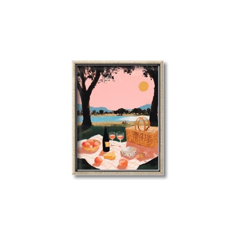 Picture of A Toast to Tranquility _GroupedProduct_Rectangle_Portrait_Canvas_Framed_