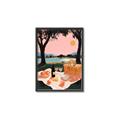 Picture of A Toast to Tranquility _GroupedProduct_Rectangle_Portrait_Canvas_Framed_