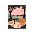 Picture of A Toast to Tranquility _GroupedProduct_Rectangle_Portrait_Canvas_Framed_