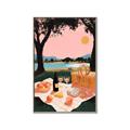 Picture of A Toast to Tranquility _GroupedProduct_Rectangle_Portrait_Canvas_Framed_