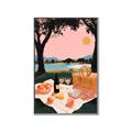 Picture of A Toast to Tranquility _GroupedProduct_Rectangle_Portrait_Canvas_Framed_