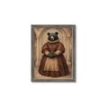 Picture of The Renaissance Black Bear _GroupedProduct_Rectangle_Portrait_Framed_Matted_