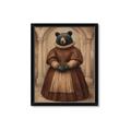 Picture of The Renaissance Black Bear _GroupedProduct_Rectangle_Portrait_Framed_Matted_