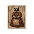 Picture of The Renaissance Black Bear _GroupedProduct_Rectangle_Portrait_Framed_Matted_