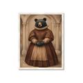 Picture of The Renaissance Black Bear _GroupedProduct_Rectangle_Portrait_Framed_Matted_