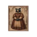 Picture of The Renaissance Black Bear _GroupedProduct_Rectangle_Portrait_Framed_Matted_