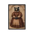 Picture of The Renaissance Black Bear _GroupedProduct_Rectangle_Portrait_Framed_Matted_