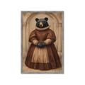 Picture of The Renaissance Black Bear _GroupedProduct_Rectangle_Portrait_Framed_Matted_