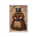 Picture of The Renaissance Black Bear _GroupedProduct_Rectangle_Portrait_Framed_Matted_