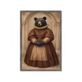 Picture of The Renaissance Black Bear _GroupedProduct_Rectangle_Portrait_Framed_Matted_