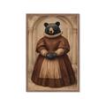 Picture of The Renaissance Black Bear _GroupedProduct_Rectangle_Portrait_Framed_Matted_