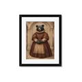 Picture of The Renaissance Black Bear _GroupedProduct_Rectangle_Portrait_Framed_Matted_