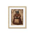 Picture of The Renaissance Black Bear _GroupedProduct_Rectangle_Portrait_Framed_Matted_