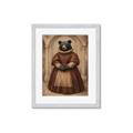 Picture of The Renaissance Black Bear _GroupedProduct_Rectangle_Portrait_Framed_Matted_