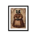 Picture of The Renaissance Black Bear _GroupedProduct_Rectangle_Portrait_Framed_Matted_