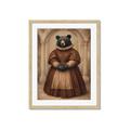 Picture of The Renaissance Black Bear _GroupedProduct_Rectangle_Portrait_Framed_Matted_