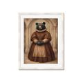 Picture of The Renaissance Black Bear _GroupedProduct_Rectangle_Portrait_Framed_Matted_