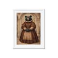 Picture of The Renaissance Black Bear _GroupedProduct_Rectangle_Portrait_Framed_Matted_