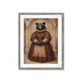 Picture of The Renaissance Black Bear _GroupedProduct_Rectangle_Portrait_Framed_Matted_
