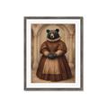 Picture of The Renaissance Black Bear _GroupedProduct_Rectangle_Portrait_Framed_Matted_