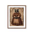 Picture of The Renaissance Black Bear _GroupedProduct_Rectangle_Portrait_Framed_Matted_