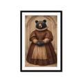 Picture of The Renaissance Black Bear _GroupedProduct_Rectangle_Portrait_Framed_Matted_