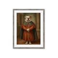 Picture of Echoes of a Canine Court I _GroupedProduct_Rectangle_Portrait_Framed_Matted_