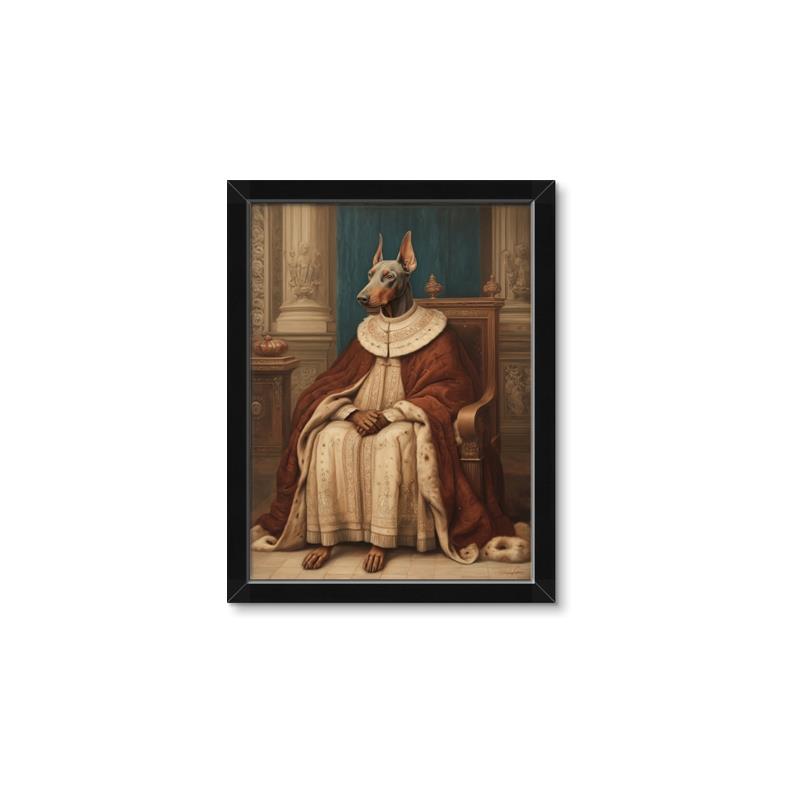 Picture of Echoes of a Canine Court II _GroupedProduct_Rectangle_Portrait_Framed_Matted_