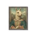 Picture of The Renaissance Llama _GroupedProduct_Rectangle_Portrait_Framed_Matted_