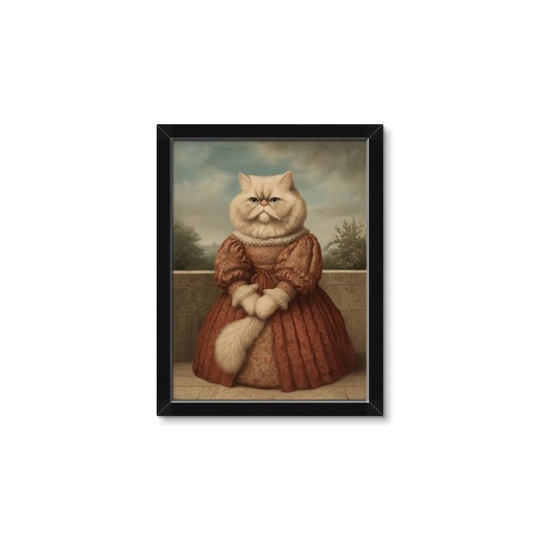 Picture of Echoes of a Canine Court III _GroupedProduct_Rectangle_Portrait_Framed_Matted_